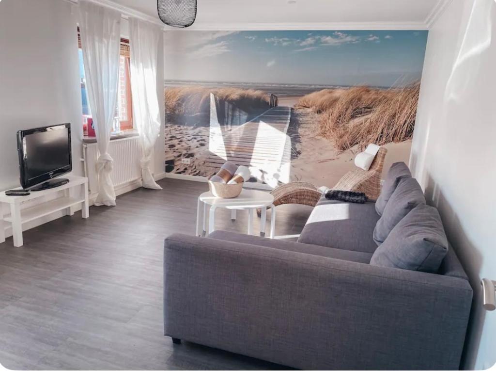 Strandfeeling Mit Terrasse Bremen Luaran gambar